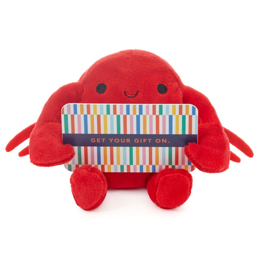 Crab plush gift card holder from Annies Hallmark