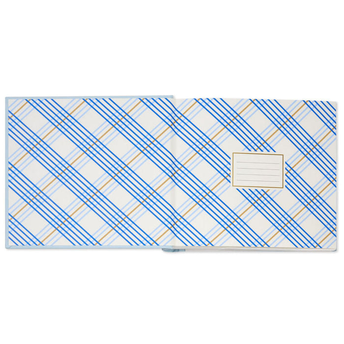 Hallmark : Gather Happy Memories Gold on Light Blue Linen Photo Album - Shop in-store at Annie's Hallmark locations, or explore our full selection online.
