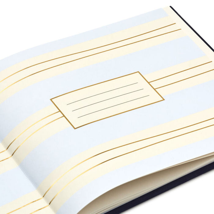 Hallmark : Gold on Navy Linen Customizable Guest Book - Shop in-store at Annie's Hallmark locations, or explore our full selection online.