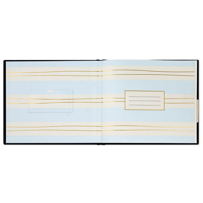 Hallmark : Gold on Navy Linen Customizable Guest Book - Shop in-store at Annie's Hallmark locations, or explore our full selection online.