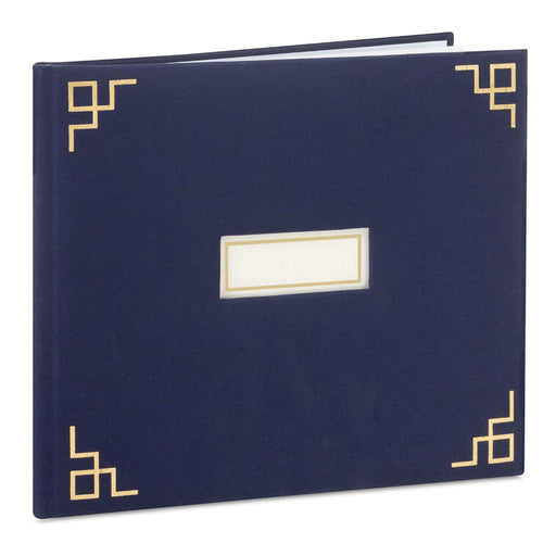 Hallmark : Gold on Navy Linen Customizable Guest Book - Shop in-store at Annie's Hallmark locations, or explore our full selection online.