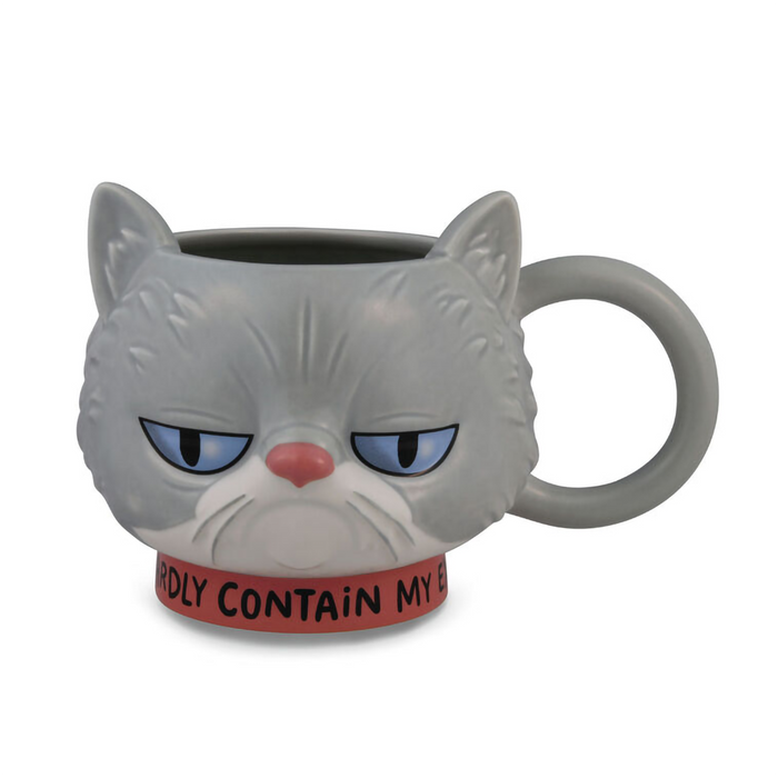 Mug in the shape of a cats head