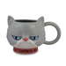 Mug in the shape of a cats head