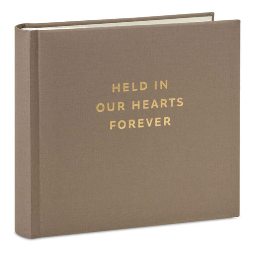 Hallmark : Held in Our Hearts Forever Taupe Linen Photo Album - Shop in-store at Annie's Hallmark locations, or explore our full selection online.