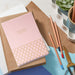 Hallmark : Pink and Gold Honeycomb Faux Leather Large List Pad - Shop in-store at Annie's Hallmark locations, or explore our full selection online.