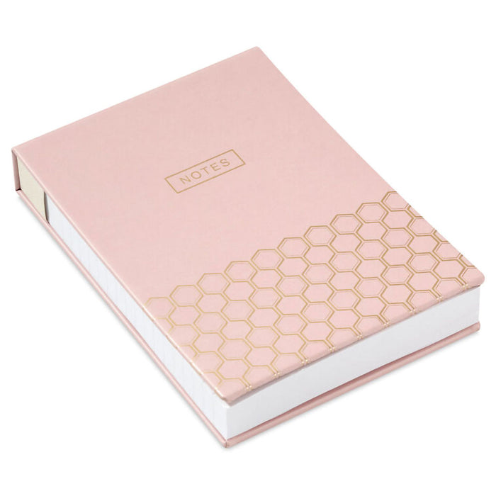 Hallmark : Pink and Gold Honeycomb Faux Leather Large List Pad - Shop in-store at Annie's Hallmark locations, or explore our full selection online.