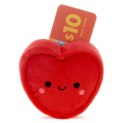 Hallmark : Red Heart With Pocket Plush Gift Card Holder Annies Hallmark