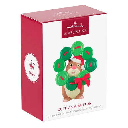 Hallmark : 2026 Keepsake Cute as a Button Ornament (84)
