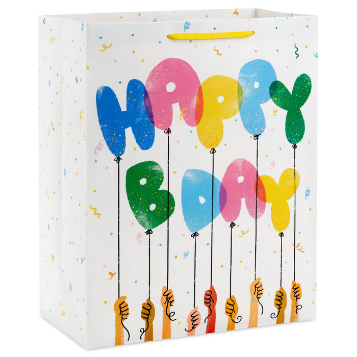 Hallmark : 13" Playful Balloons Large Birthday Gift Bag