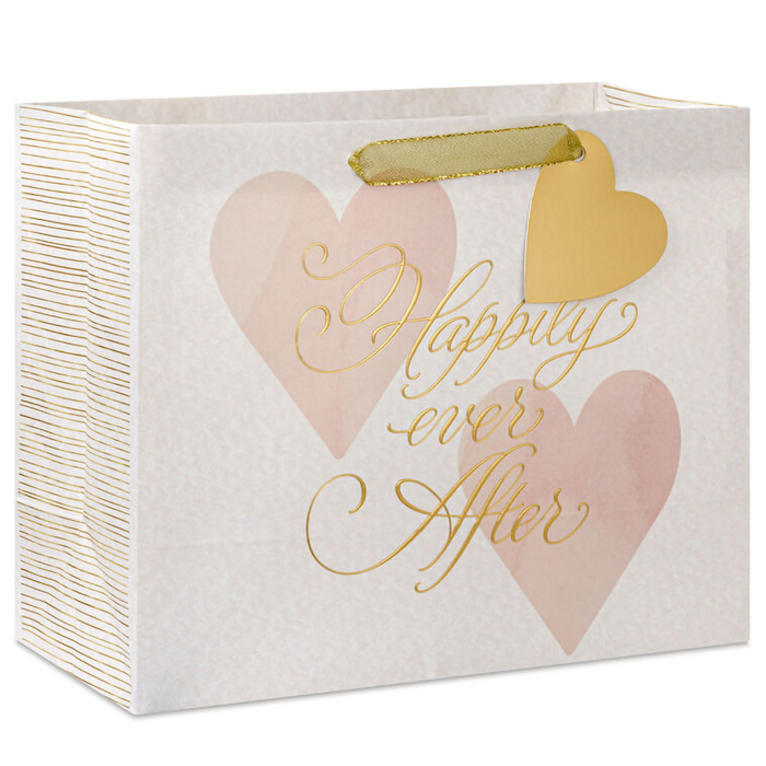 Hallmark : 7.7" Happily Ever After Medium Horizontal Gift Bag