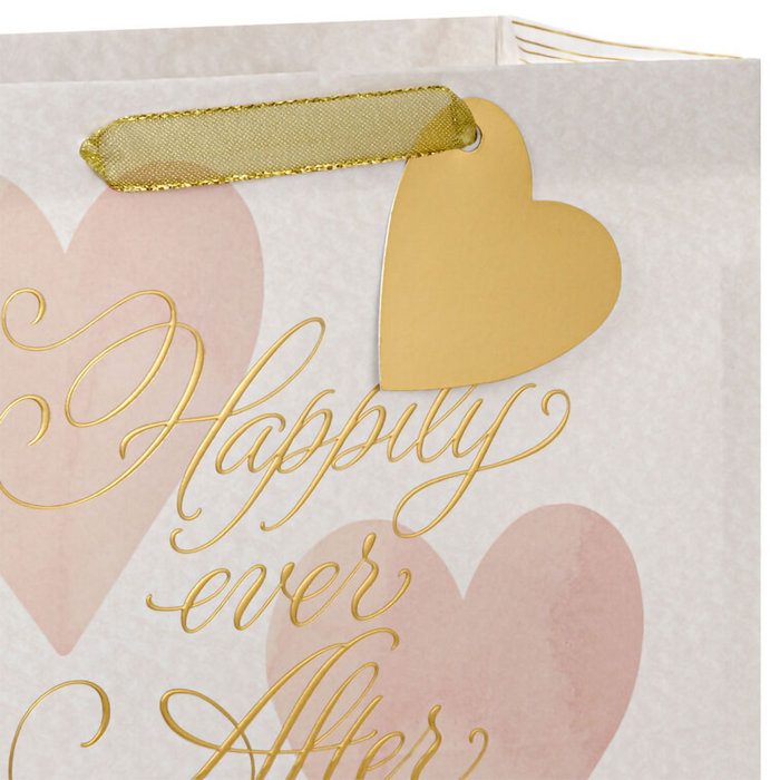Hallmark : 7.7" Happily Ever After Medium Horizontal Gift Bag