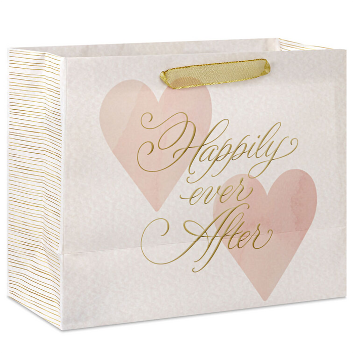 Hallmark : 7.7" Happily Ever After Medium Horizontal Gift Bag