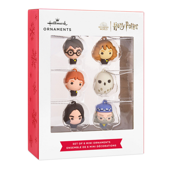 Hallmark : Mini Harry Potter™ and Friends Shatterproof Hallmark Ornaments, Set of 6