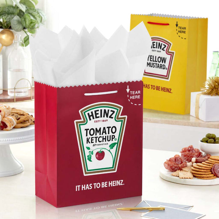 Hallmark : 13" Heinz™ Ketchup and Mustard 2-Pack Large Gift Bag Bundle. Shop in-store at Annie's Hallmark locations in Londonderry and Salem, NH, or explore our full selection online.