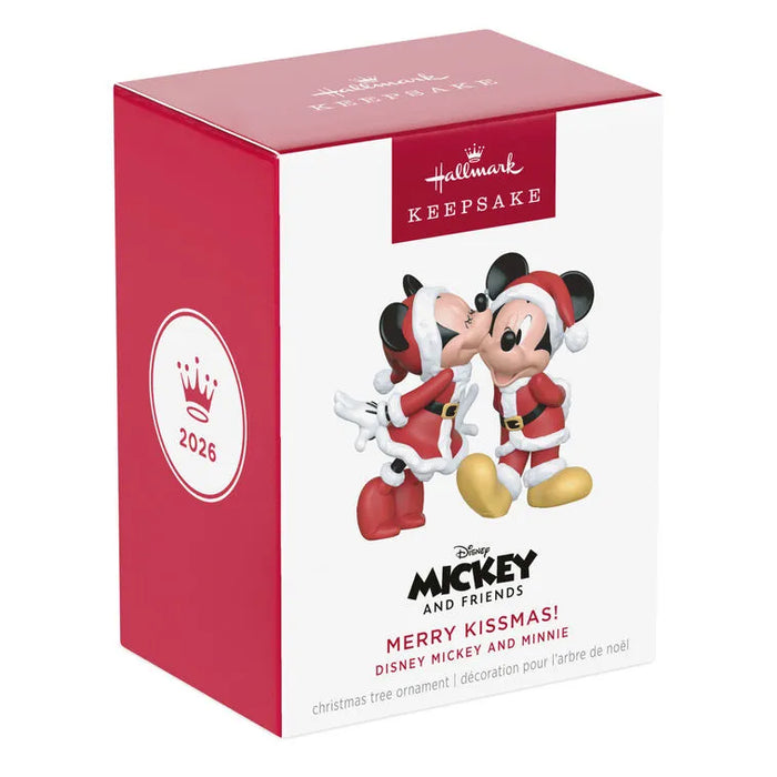 Hallmark : 2026 Keepsake Merry Kissmas! Disney Mickey and Minnie (197)