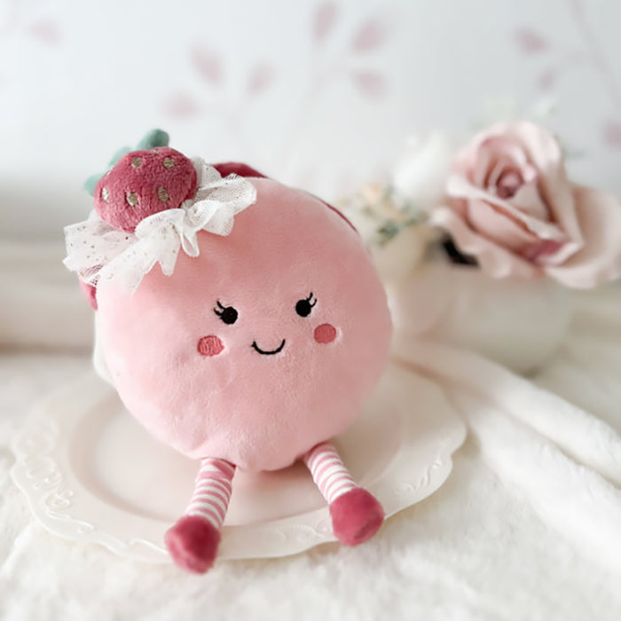 Soft toy - plush - mon ami near me - plushies - stuffed plush toys - Macaron - Macaron plushie - Pink lovers - Strawberry