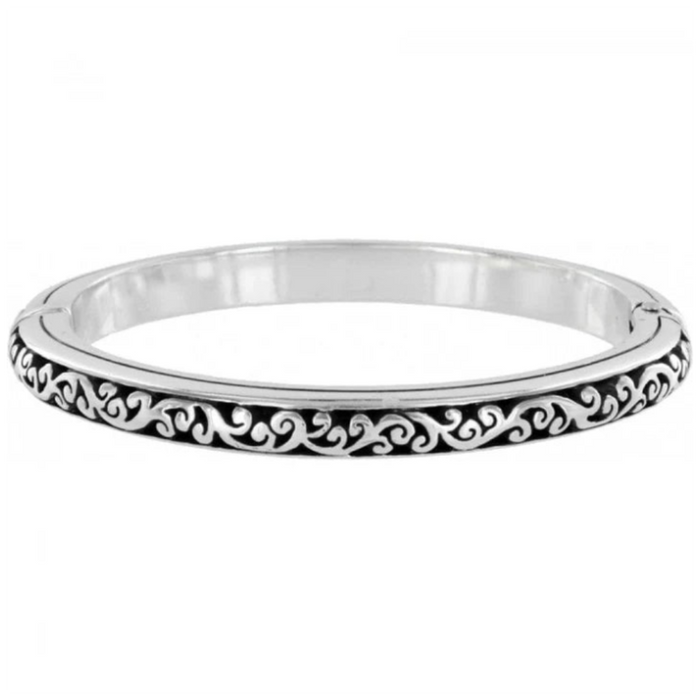 Sacred Cross Hinged Bangle
