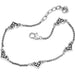 Brighton Alcazar Heart Anklet featuring a delicate heart accent with the signature Alcazar-inspired design and a polished finish for elegant everyday wear.