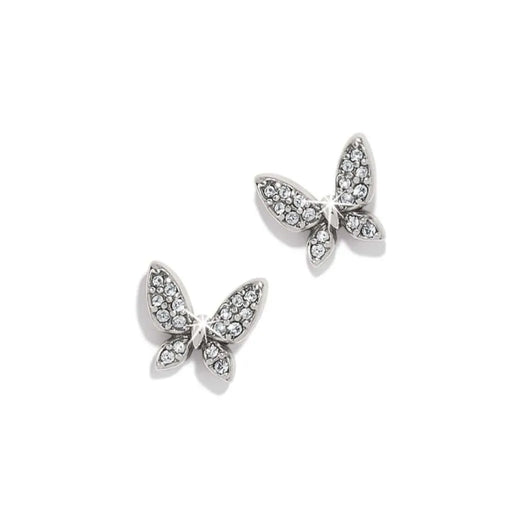 This Brighton Enchanting Butterfly Post Earring feature fine quality crystals in a lustrous silver-plated finish.