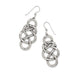Brighton Interlok Braid Drop French Wire Earrings featuring an elegant braided design with a graceful drop silhouette.