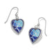 This Brighton Colormix Heart Blues French Wire Earrings design brings a beautiful blend of color and romance to your jewelry collection.