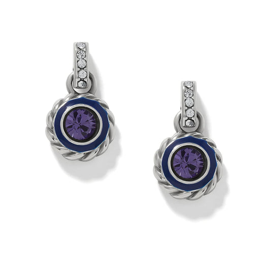 This Brighton Halo Gemma Petite Round Post Drop Earrings Features a petite round silhouette with a graceful drop, these earrings offer an elegant look without overwhelming your style.