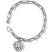 Brighton Contempo Heart Link Bracelet featuring polished heart-shaped links with signature Contempo-inspired scroll detailing for timeless everyday elegance.
