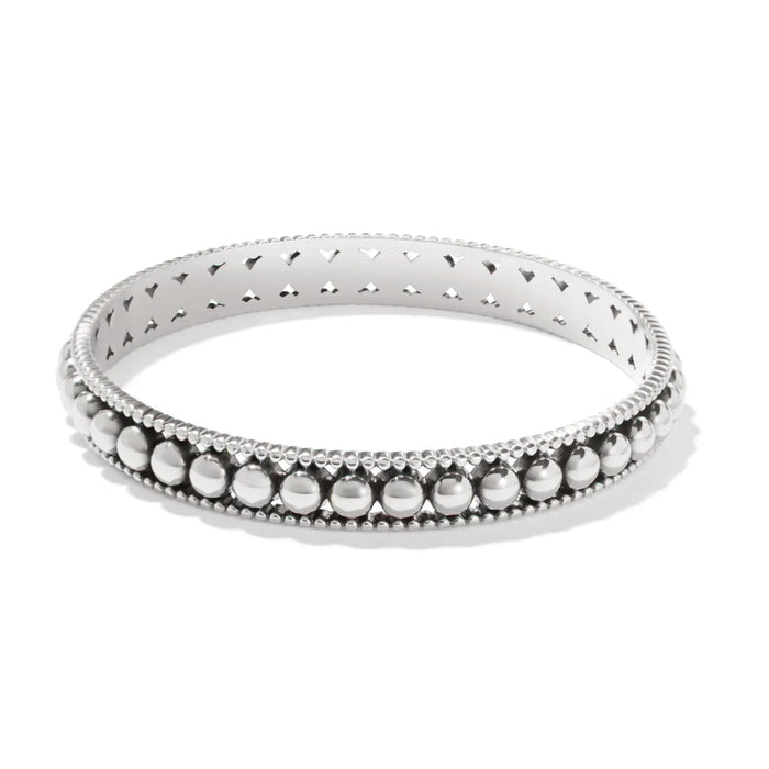 Brighton Pretty Tough Pierced Bangle featuring a stylish pierced design with a polished finish and modern bracelet silhouette.