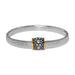 Meridian Solis hematite spring bracelet featuring a polished hematite-tone flexible design with a sleek, modern finish.