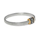 Meridian Solis hematite spring bracelet featuring a polished hematite-tone flexible design with a sleek, modern finish.