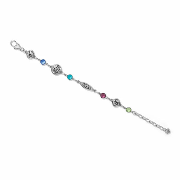This elegant Brighton Contempo Color Gems Bracelet combines vibrant color with timeless sophistication.