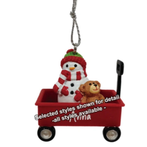 This charming Ganz Amanda Christmas Ornament keepsake adds a personal and festive touch to your Christmas tree décor.