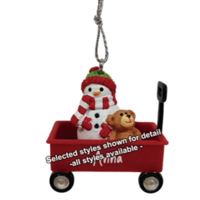 This charming Ganz Brianna Christmas Ornament adds a personal and festive touch to your Christmas tree décor.