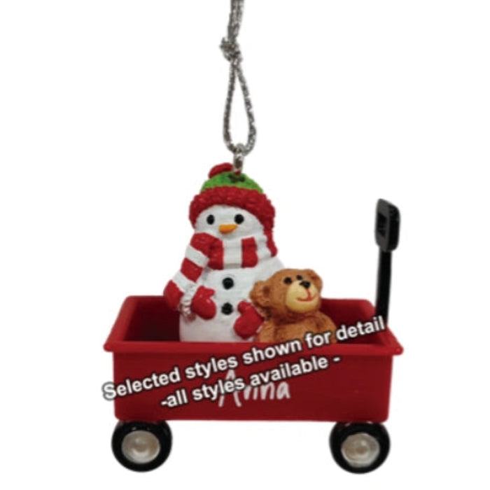 This festive Ganz Carter Christmas Ornament adds charm and character to your Christmas tree while creating a special seasonal display.