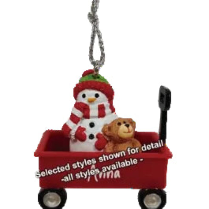A beautiful addition to any personalized ornament or Christmas keepsake collection