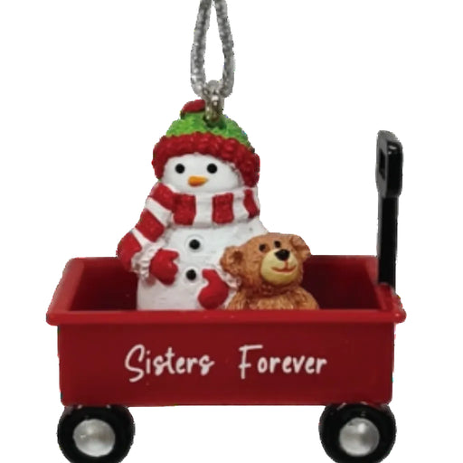 It makes a thoughtful gift for a sister or a loved one. Enjoy this ornament year after year as a reminder of your lasting connection.