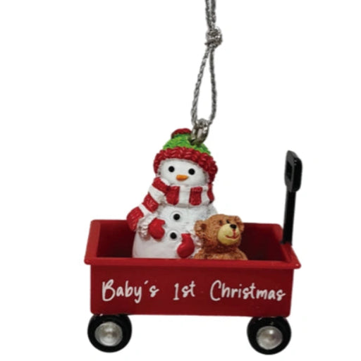 This Ganz Baby's 1st Christmas Ornament is a precious keepsake that celebrates a baby's first holiday season.