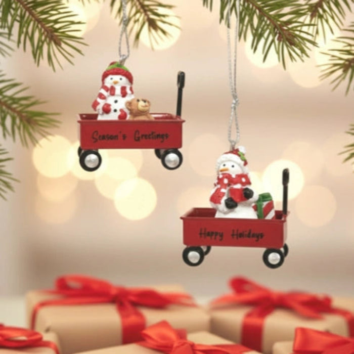 This Ganz Happy Holidays Christmas Ornament adds a cheerful touch to your seasonal décor.