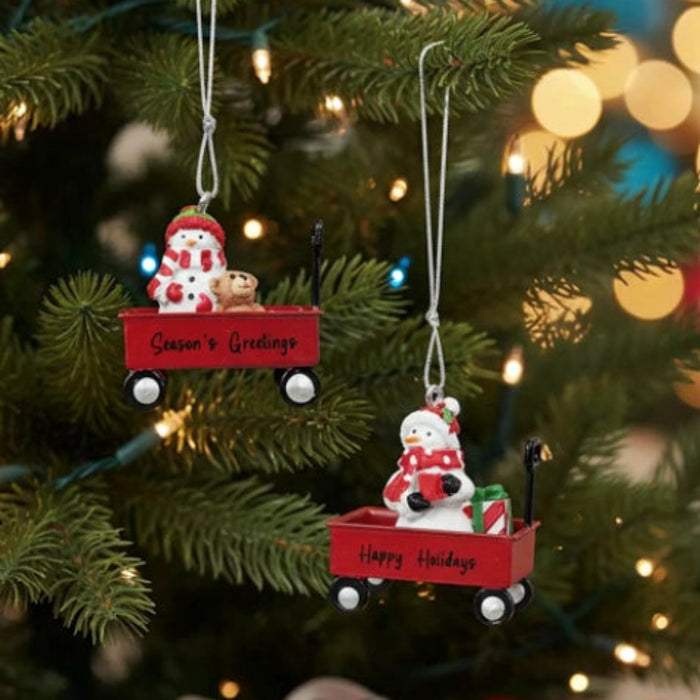 This Ganz Happy Holidays Christmas Ornament adds a cheerful touch to your seasonal décor.
