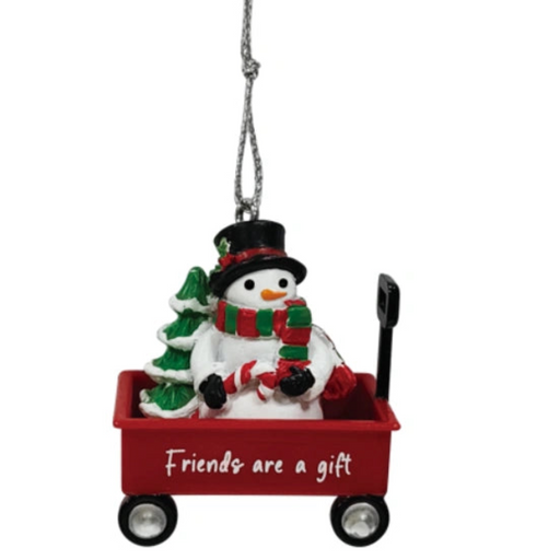 This Ganz Friends Are a Gift Christmas Ornament is a heartfelt keepsake that celebrates the special value of friendship.