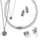 Interlok Petite Silver Necklace