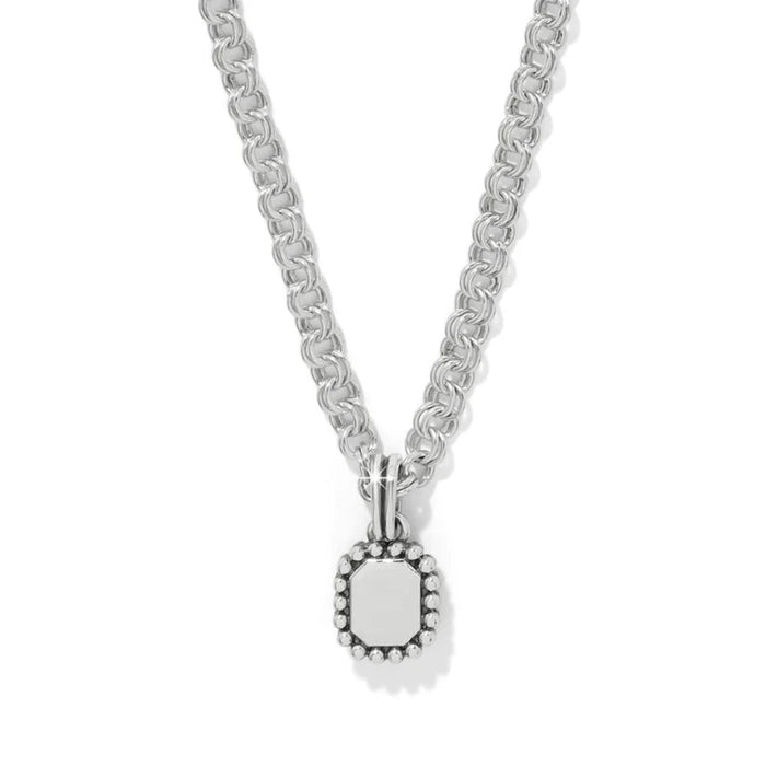 With a bold pendant framed in granulated detail, this necklace lends a constellation of elegance to your look.