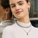 With a bold pendant framed in granulated detail, this necklace lends a constellation of elegance to your look.