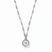 This Brighton Mosaic Nova Mini Pendant Necklace features fine quality crystal with a two-tone silver-gold finish.