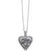 Halo Heart Necklace featuring an elegant heart pendant surrounded by a delicate halo