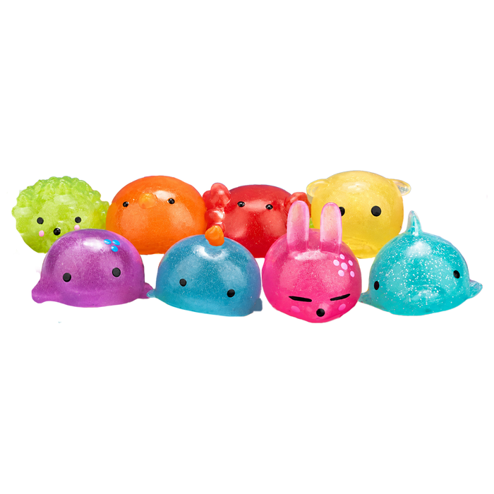 Squishy Toys : JUMBO Glitter Mochi Squishy Toy - Assorted No Choice
