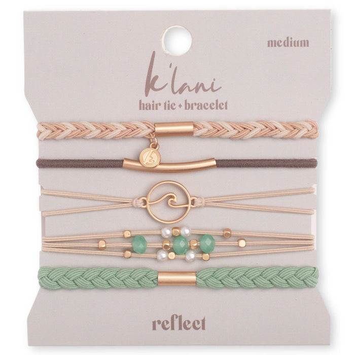 K Lani : Reflect Hair Tie Bracelet-Large
