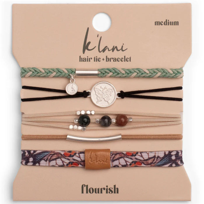 K Lani : Flourish - Hair Tie Bracelet Large