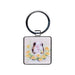  Keyring featuring a guinea pig basking in the sun, showcasing its fur and playful expression.