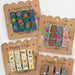 Three joyful clips displayed side by side, featuring bright colors and playful designs that evoke happiness.